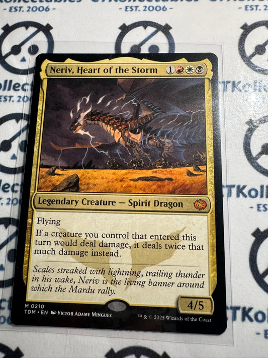 Magic The Gathering Tarkir Dragonstorm 0210 Neriv, Heart of the Storm M