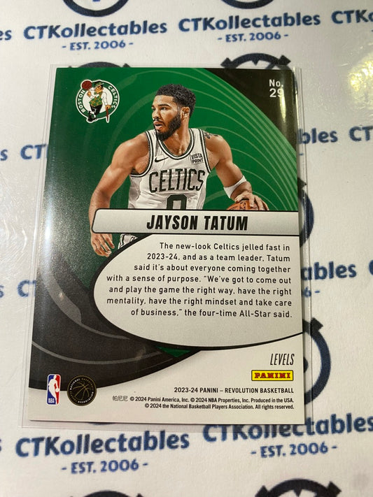 2023-24 NBA Panini Revolution Jayson Tatum Vortex LEVELS #29 Celtics