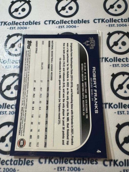 2022-23 Topps NBL Chrome Robert Franks Refractor #4 36ers