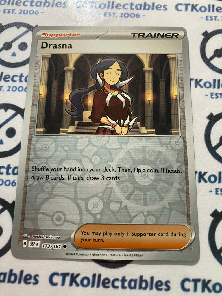 Drasna Reverse Holo #173/191 Surging Sparks Pokémon TCG 2024
