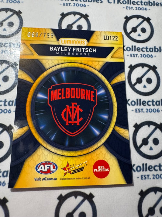 2025 AFL Footy Stars Luminous Bayley Fritsch Dragon Scales #068/799 Demons