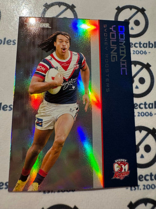 2025 NRL Traders Silver Parallel PS 135 DOMINIC YOUNG ROOSTERS