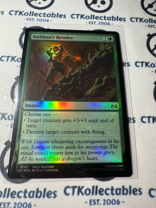 Magic The Gathering Tarkir Dragonstorm 0158 Sarkhan’s Resolve C