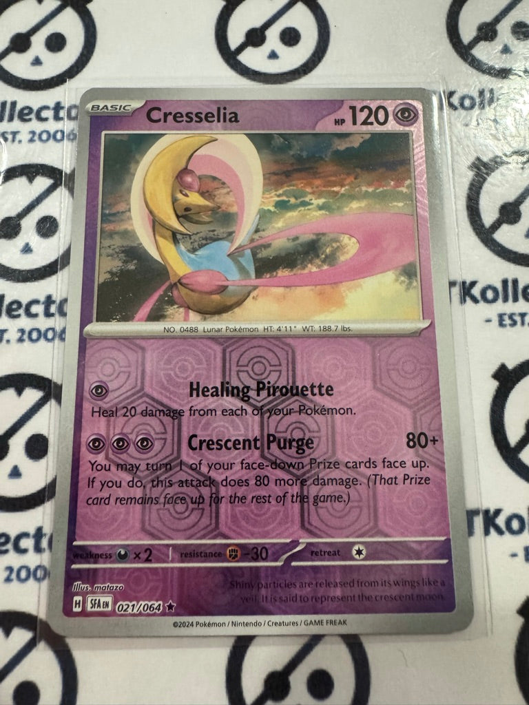 Cresselia Reverse Holo #021/064 2024 Shrouded Fable Pokemon TCG