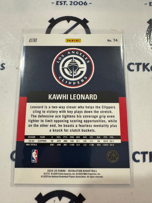 2024-25 Panini NBA Revolution Kawhi Leonard Astro #74 Clippers