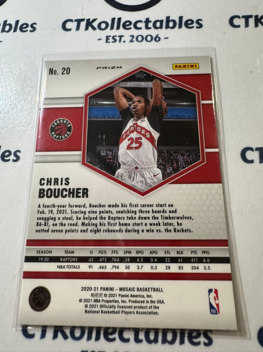2020-21 Panini Nba Mosaic Chris Boucher Pink Prizm #20 Raptors