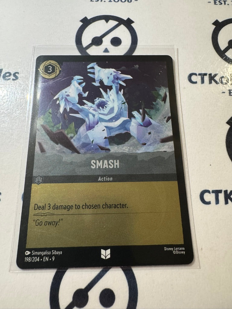 Disney Lorcana Fabled COLD FOIL 198/204 Smash UC