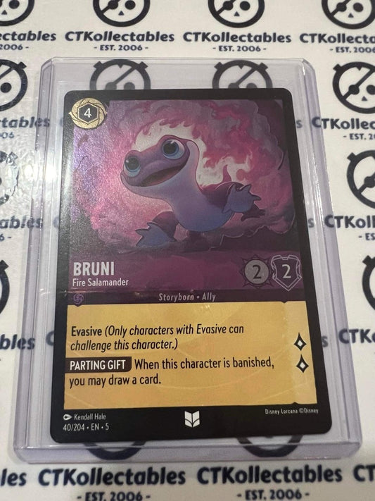 2024 Disney Lorcana Shimmering Skies COLD Foil Bruni 40/204