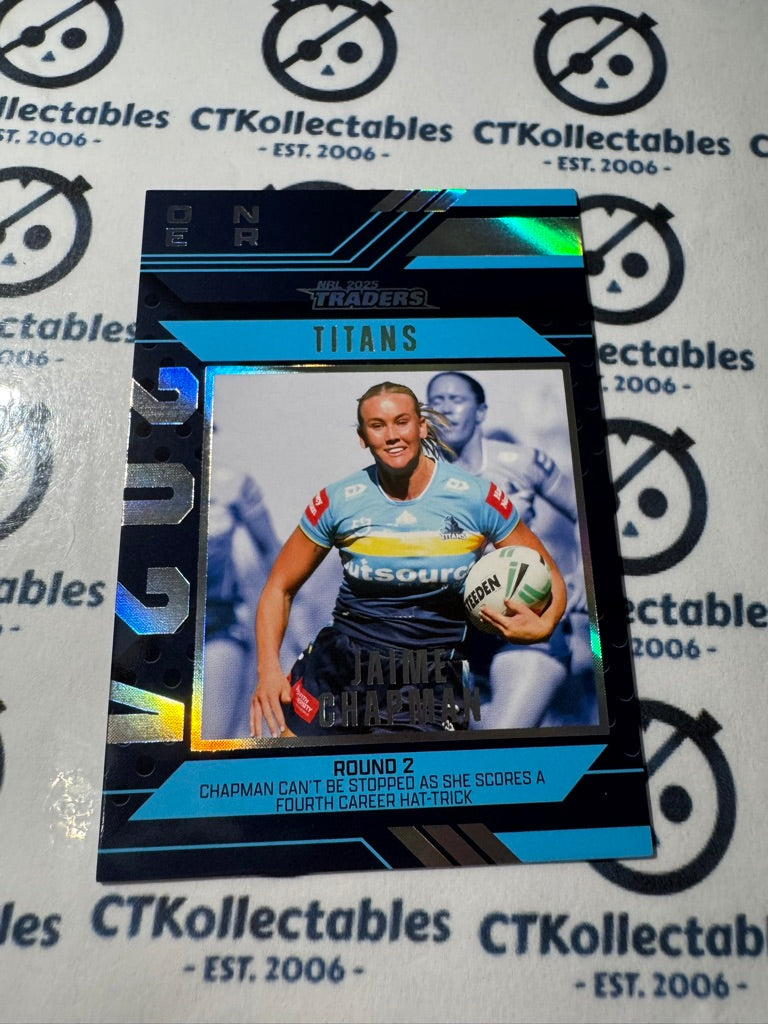2025 NRL Traders Season To Remember SR 18 / 51 TITANS JAIME CHAPMAN