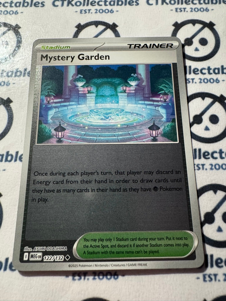 Mystery Garden Reverse Holo #122/132 Mega Evolution Pokemon