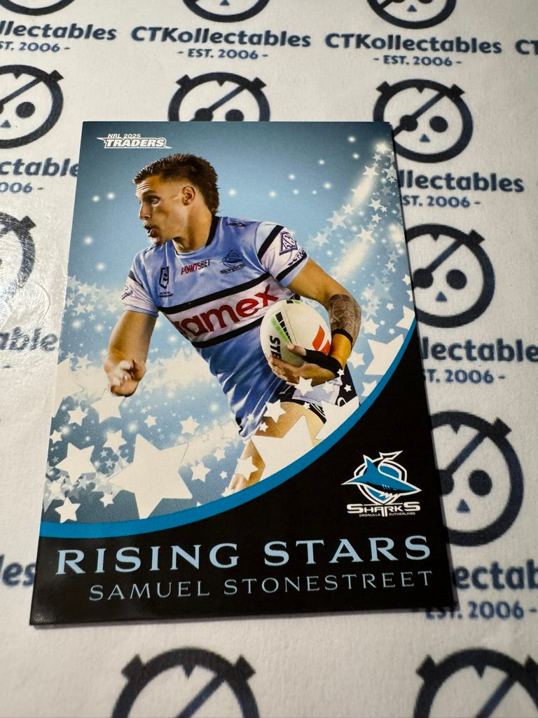 2025 NRL Traders Rising Stars RS 10 / 51 SHARKS SAMUEL STONESTREET