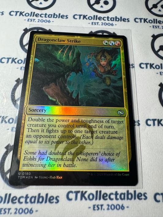 Magic The Gathering Tarkir Dragonstorm 0180 Dragonclaw Strike U