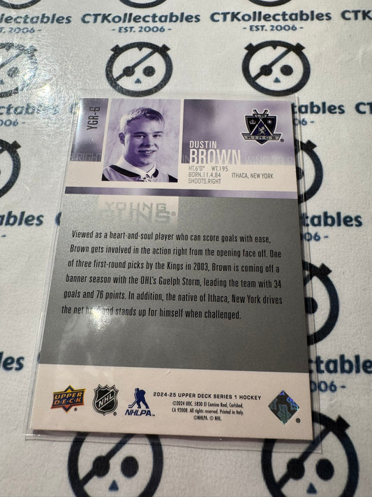 2024-25 Upper Deck Hockey Young Guns Renewed Dustin Brown #YGR-6 Kings