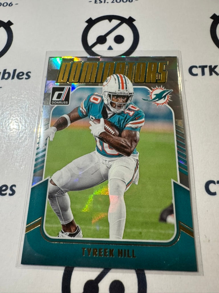 2024 NFL Panini Donruss Dominators #27 Tyreek Hill Dolphins