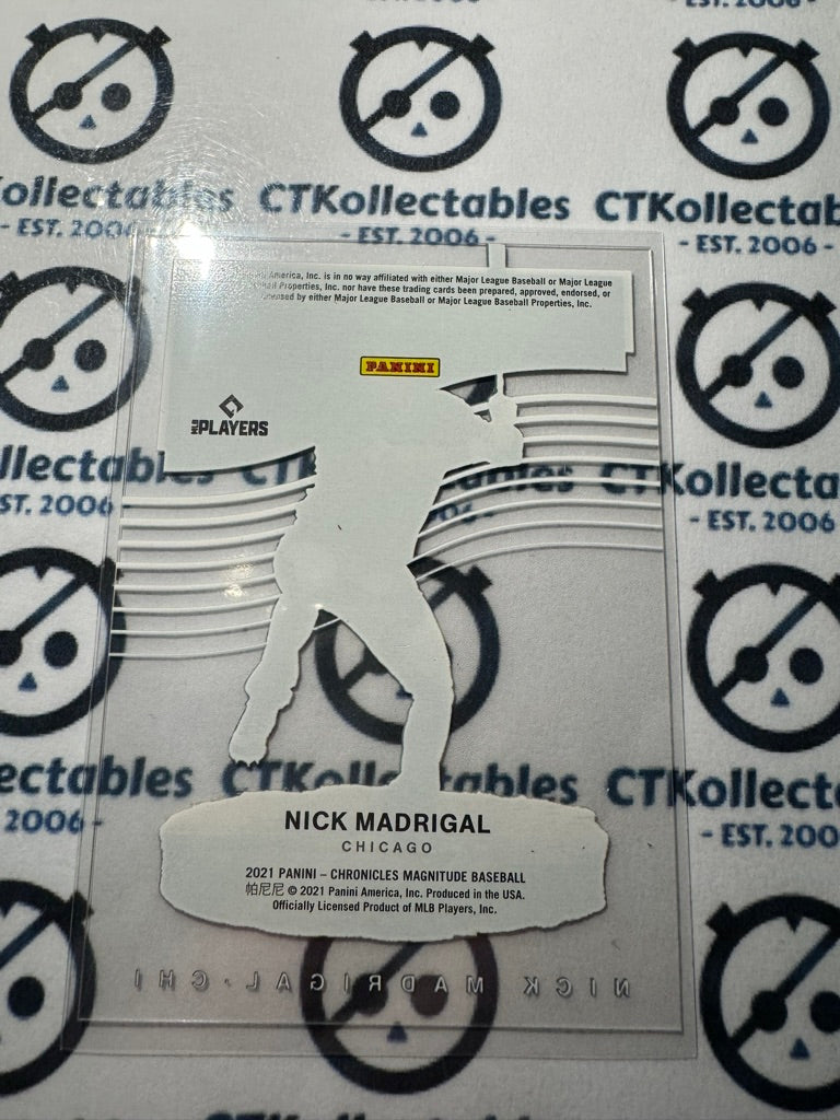 2021 Chronicles MLB Baseball Magnitude Nick Madrigal #7 Chicago