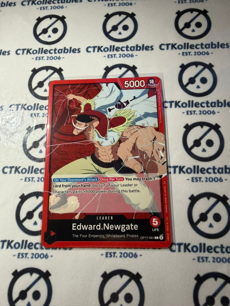 Edward.Newgate Leader L OP17-001 One Piece The World's Strongest Warrior ENG