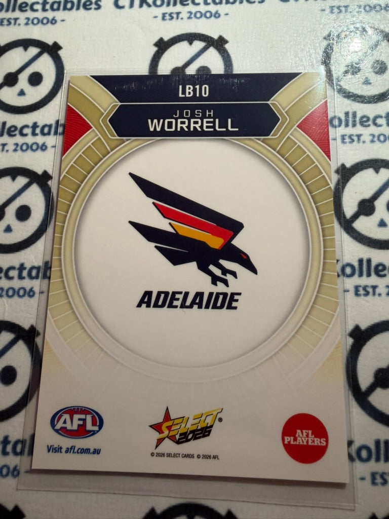 2026 Select AFL Footy Stars Luminous LB10 Josh Worrell Crows