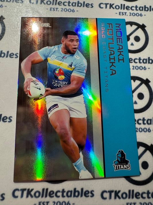 2025 NRL Traders Silver Parallel PS 052 MOEAKI FOTUAIKA TITANS