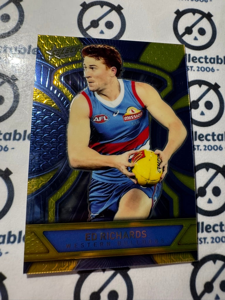 2025 AFL Footy Stars Luminous Ed Richards Dragon Scales #502/799 Bulldogs