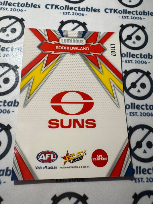 2025 AFL Footy Stars Thunderbolt LT107 Bodhi Uwland Suns