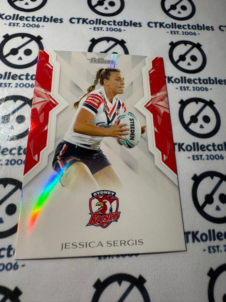 2025 NRL Traders NRWL WOMENS W 63 / 70 ROOSTERS JESSICA SERGIS