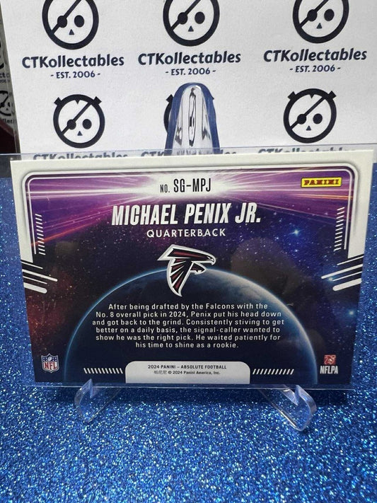 2024 NFL Panini Absolute Star Gazing #SG-MPJ Michael Penix Jr. Atlanta Falcons