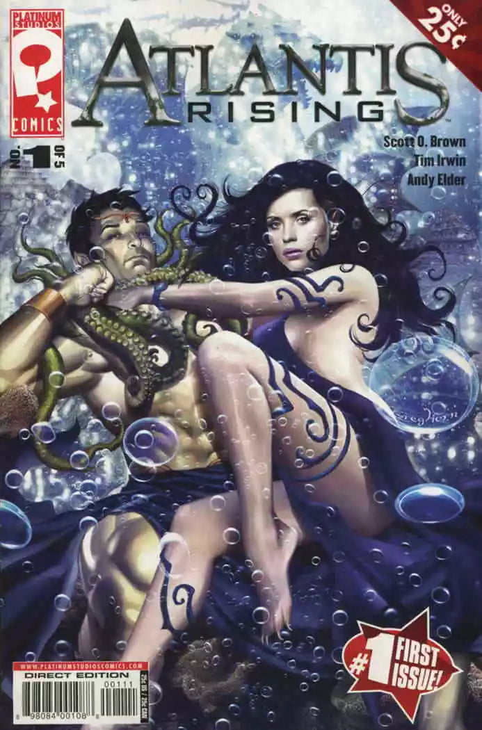 ATLANTIS RISING # 1 NM/VF PLATINUM STUDIOS COMICS MATURE READERS 2007
