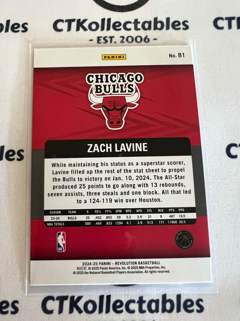 2024-25 NBA Panini Revolution Zach Lavine #81 Chicago Bulls
