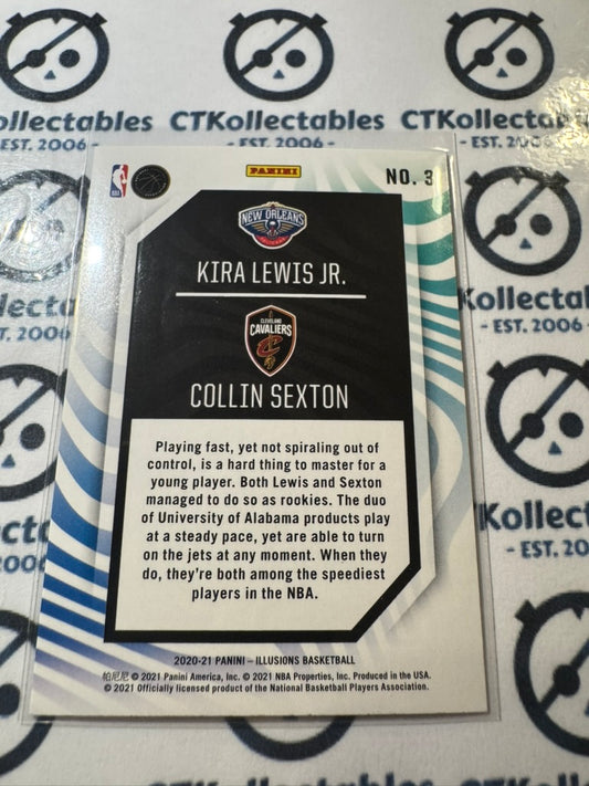 2020-21 NBA Panini Illusions Rookie Reflections Kira Lewis Jr./ Colin Sexton #3