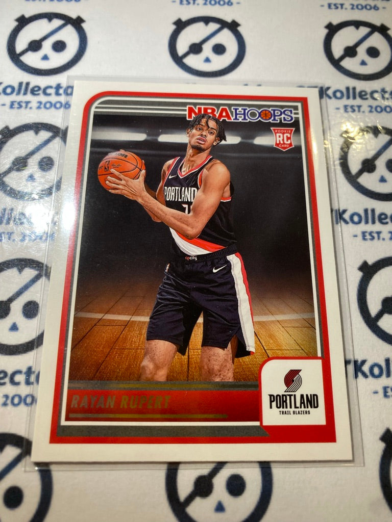 2023-24 Panini NBA HOOPS Rayan Rupert rookie card RC #273 Portland