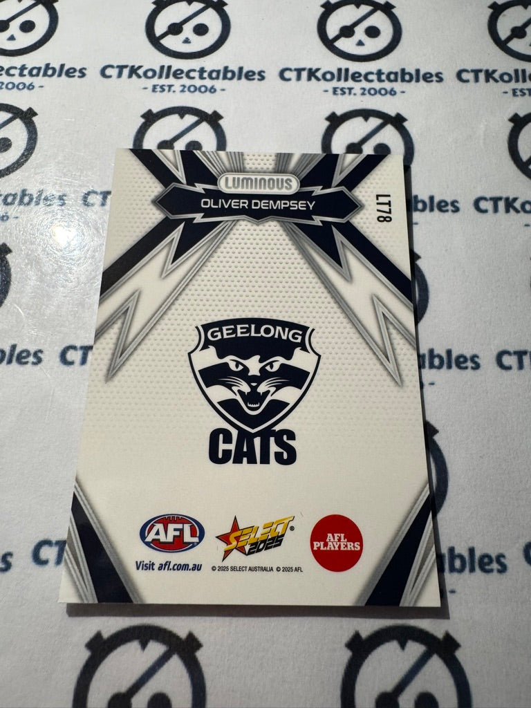 2025 AFL Footy Stars Thunderbolt LT78 Oliver Dempsey Cats