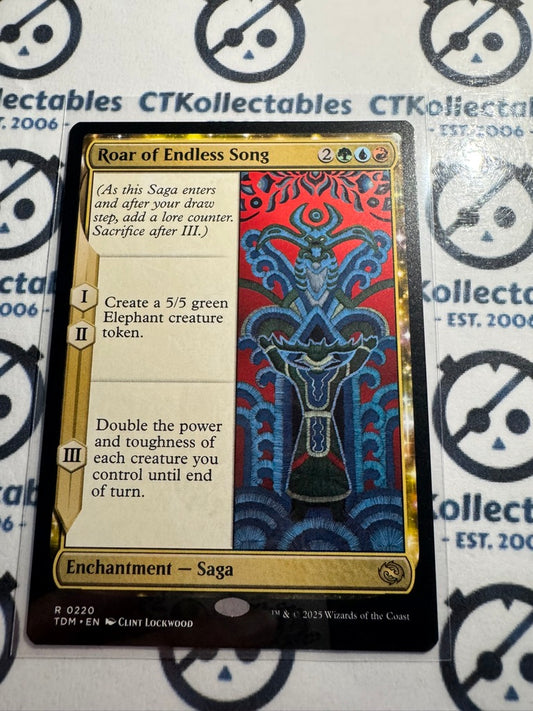 Magic The Gathering Tarkir Dragonstorm 0220 Roar of Endless Song R