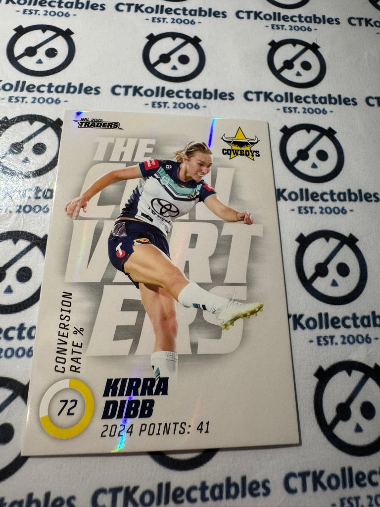 2025 NRL Traders The Converters TC 23 / 27 COWBOYS KIRRA DIBB