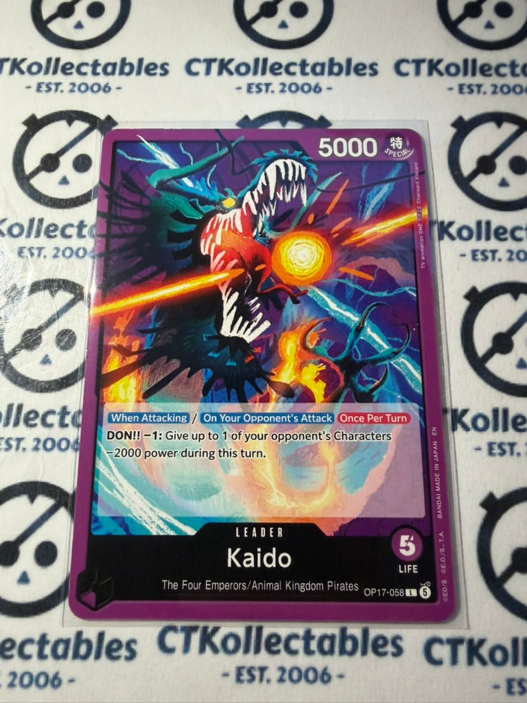 Kaido Leader L OP17-058 One Piece The World's Strongest Warrior ENG