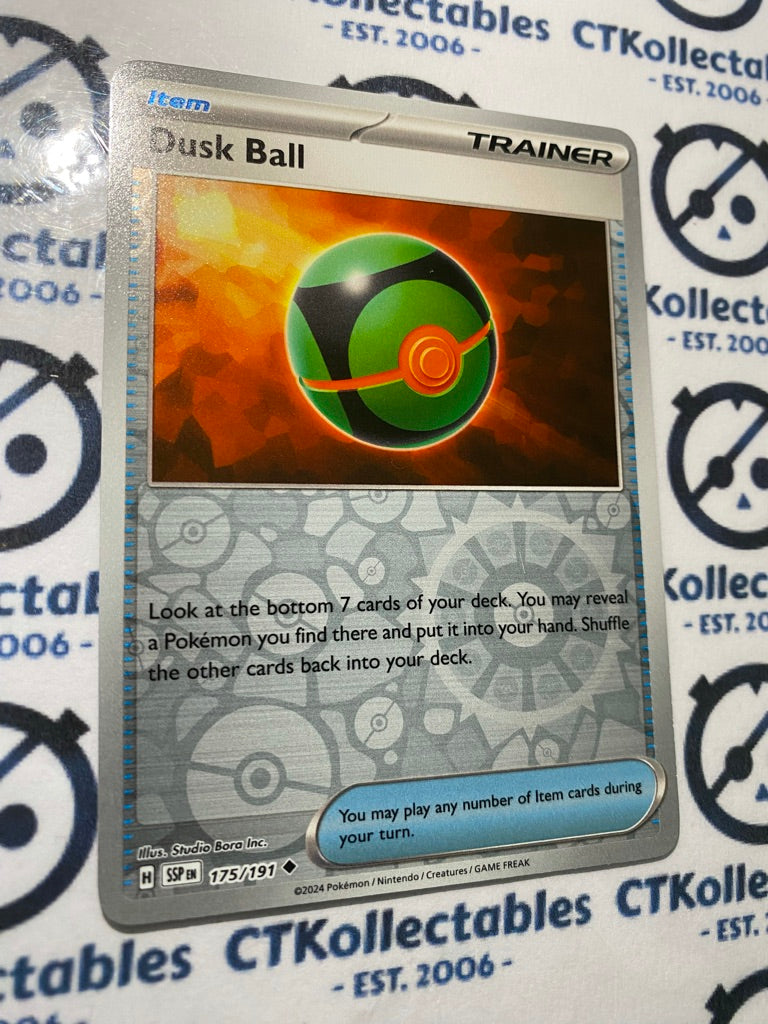 Dusk Ball Reverse Holo #175/191 Surging Sparks Pokémon TCG 2024