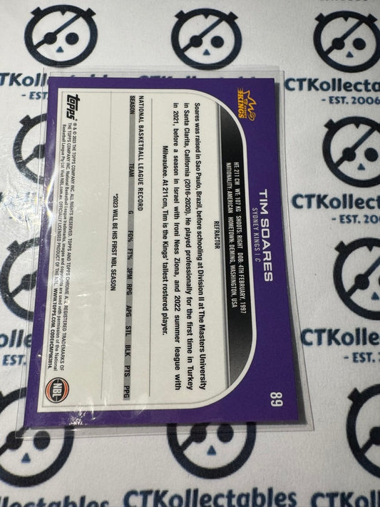 2022-23 Topps NBL Chrome Tim Soares Rookie Refractor #89 Kings