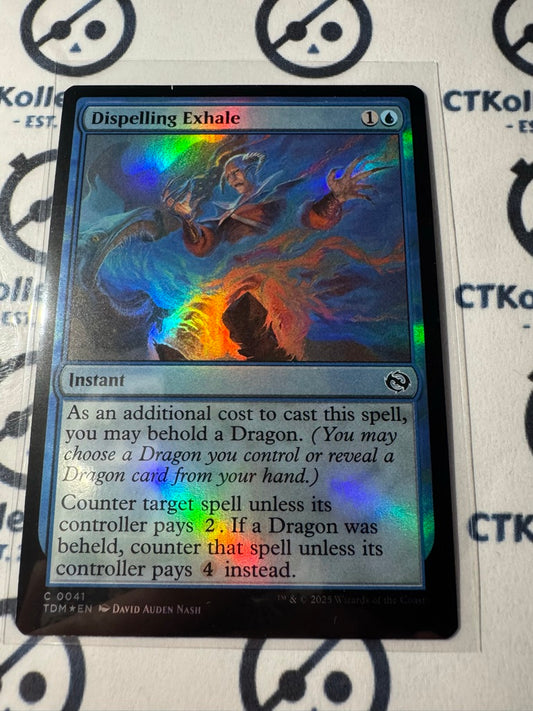 Magic The Gathering Tarkir Dragonstorm Dispelling Exhale FOIL 0041 C