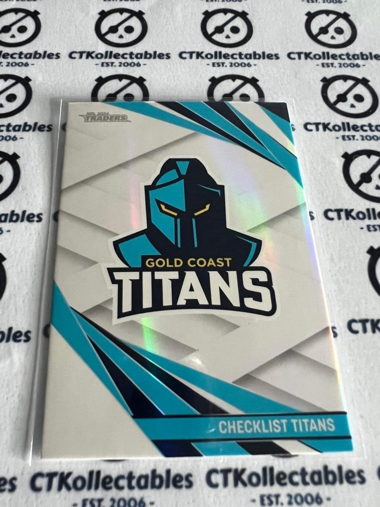 2024 NRL Traders Pearl special Parallel - PS 046 TITANS CHECKLIST