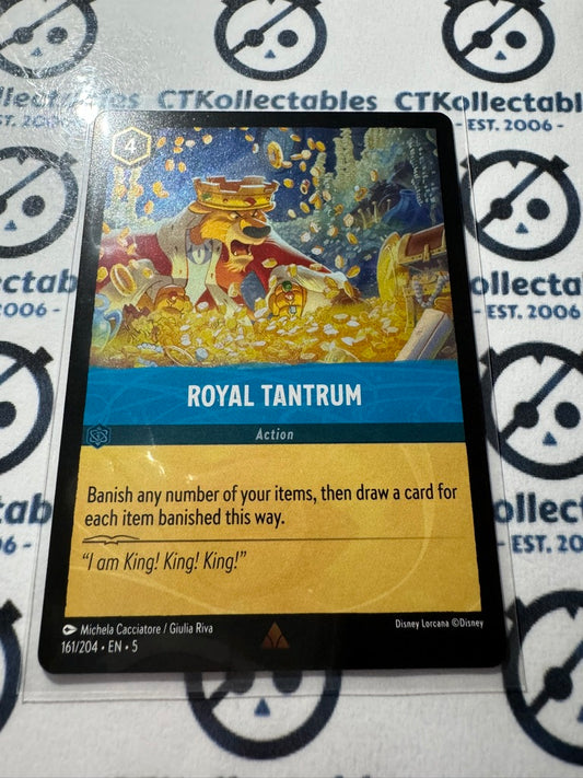 2024 Disney Lorcana Shimmering Skies COLD FOIL 161/204 Royal Tantrum