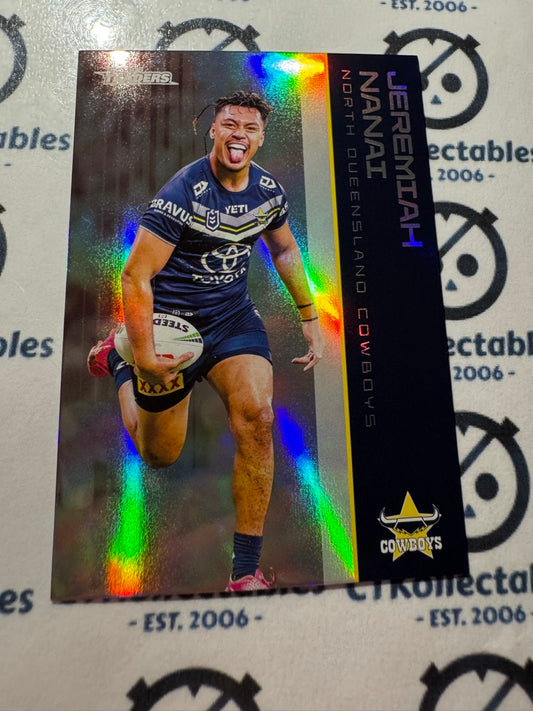 2025 NRL Traders Silver Parallel PS 087 JEREMIAH NANAI COWBOYS