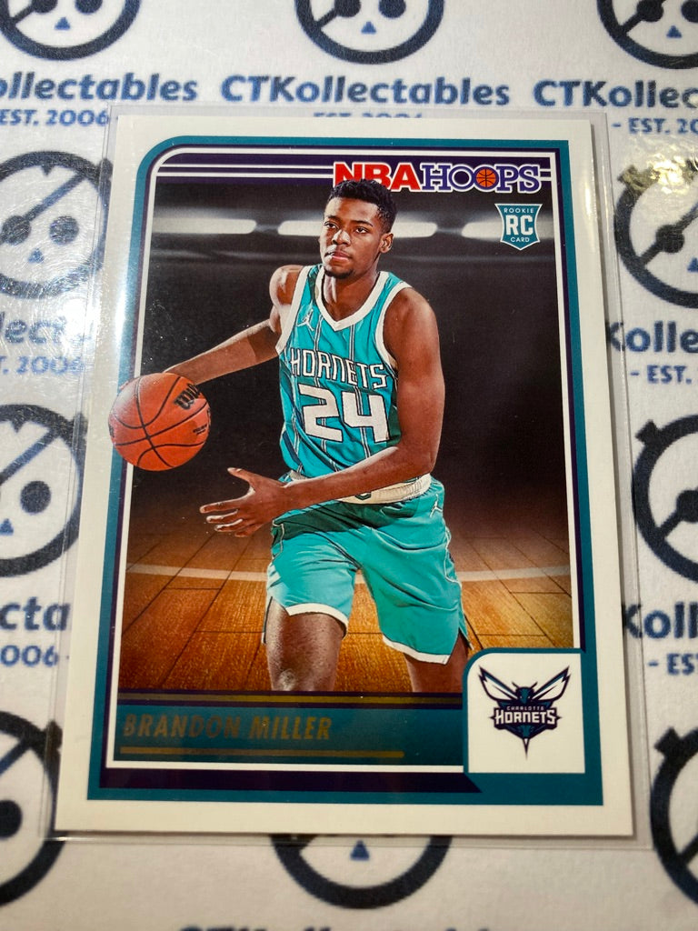 2023-24 Panini NBA HOOPS Brandon Miller rookie card RC #272 Hornets