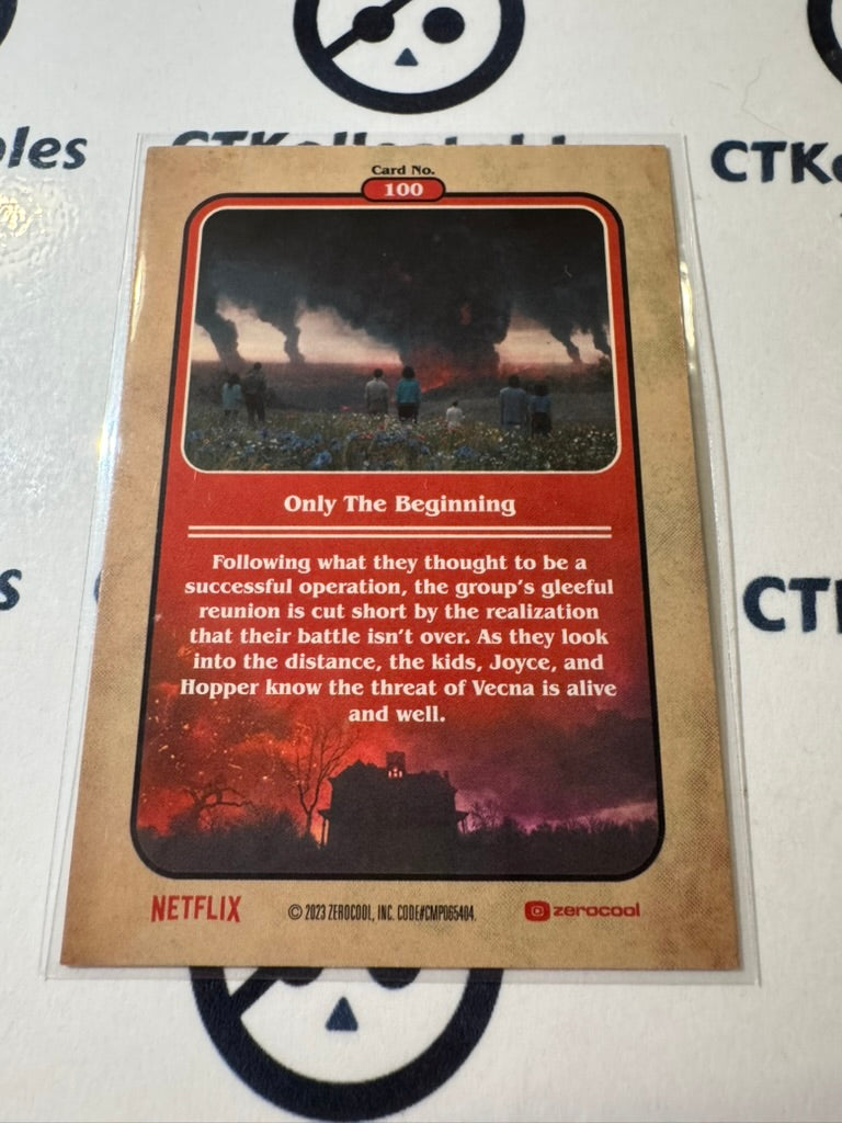 2023 Topps Stranger Things Season 4 #100 Yellow Only The Beginning