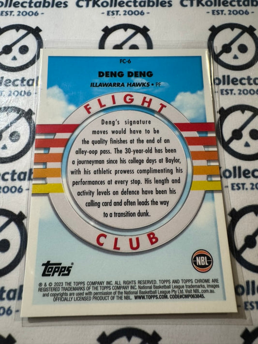 2022-23 Topps NBL Chrome Dend Deng Flight Club FC-6 Hawks