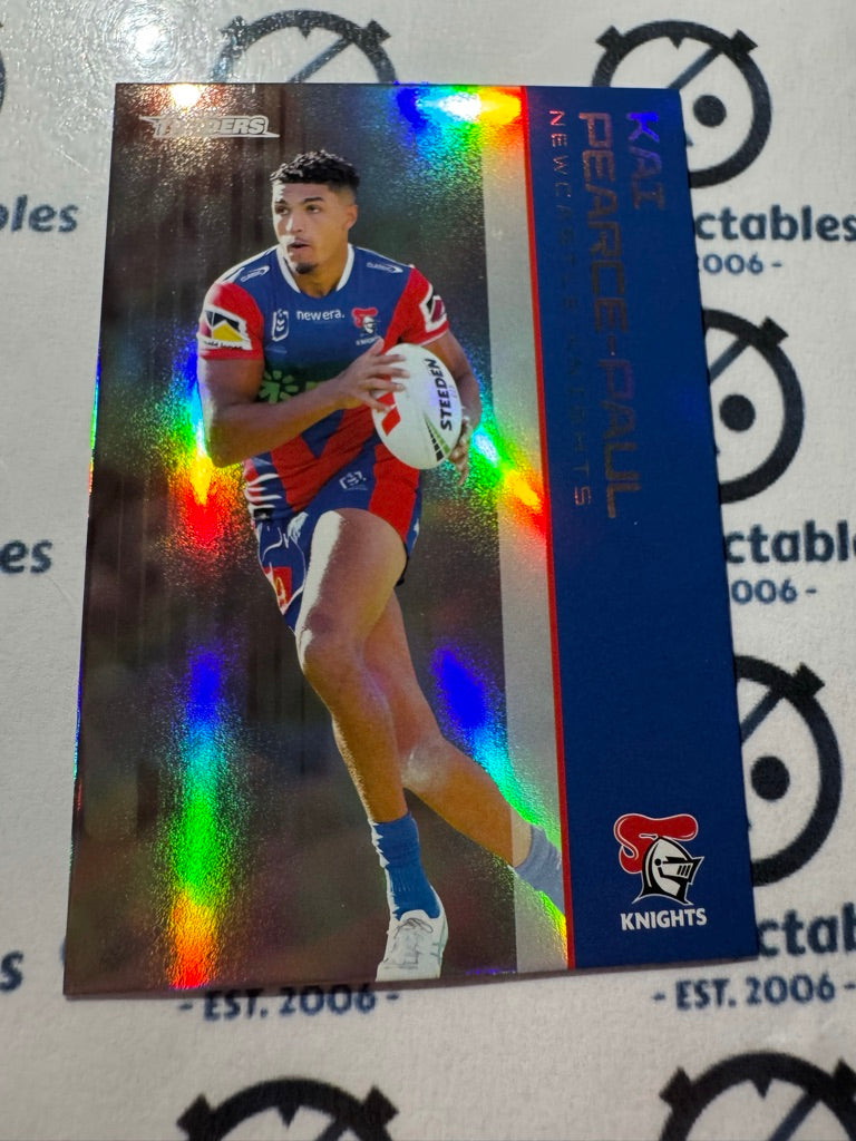 2025 NRL Traders Silver Parallel PS 079 KAI PEARCE-PAUL KNIGHTS