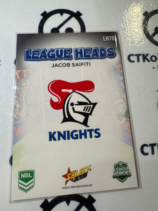 2026 Select NRL League Heroes League Heads #LH70 Jacob Saifiti Knights