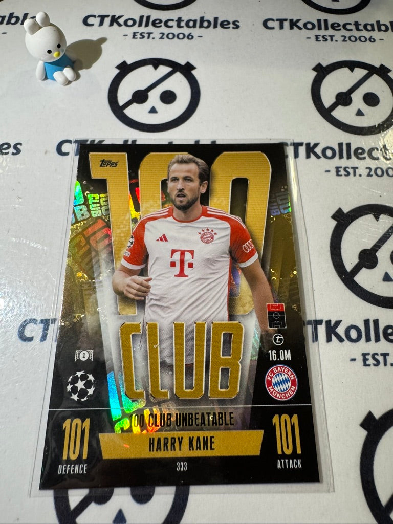 2023-24 TOPPS MATCH ATTAX HARRY KANE 100 CLUB #333