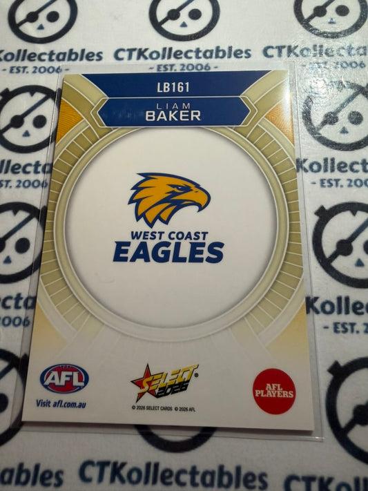 2026 Select AFL Footy Stars Luminous LB161 Liam Baker Eagles