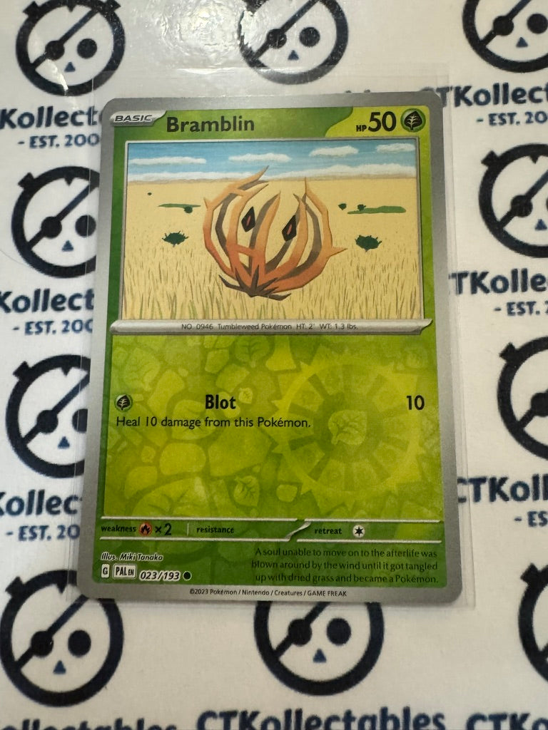 Bramblin Reverse Holo #023/193 Scarlet & Violet Paldea Evolved Pokemon Card