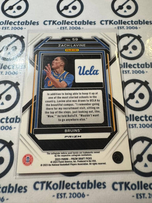 2023 NBA Panini Prizm Draft picks Zach Lavine Red cracked ice Prizm #59