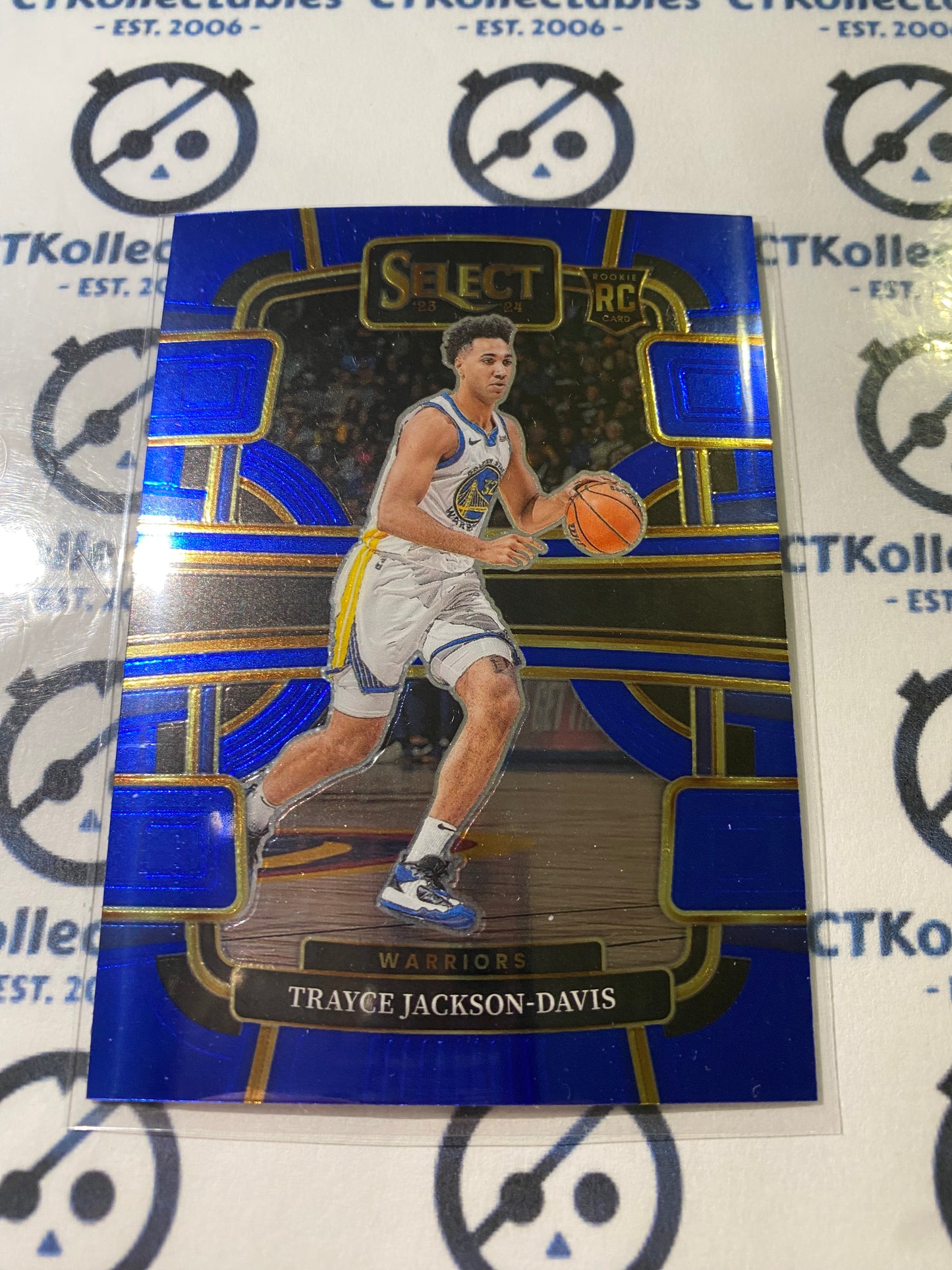 2023-24 Panini NBA Select Trayce Jackson-Davis Blue Rookie Concourse #84